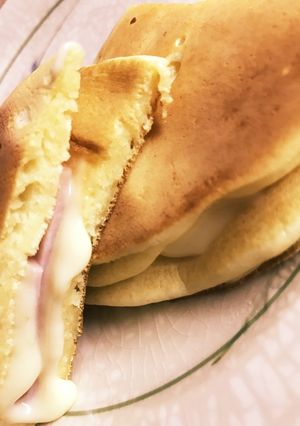 ハムチーズホットパンケーキサンド♡-レシピのメイン写真