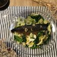 塩さばと春キャベツのアーリオオーリオ