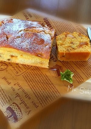 キャラメルりんごのパウンドケーキ-レシピのメイン写真