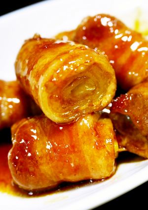 白ねぎでかさ増し！豚ばら薄切り肉角煮の味-レシピのメイン写真