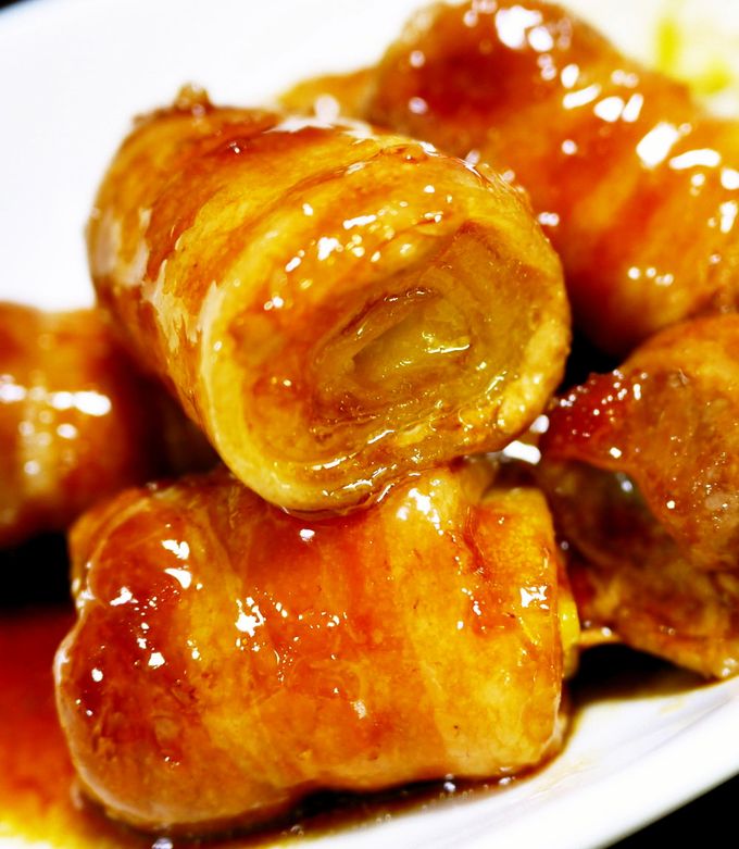 白ねぎでかさ増し!豚ばら薄切り肉角煮の味-レシピのメイン写真