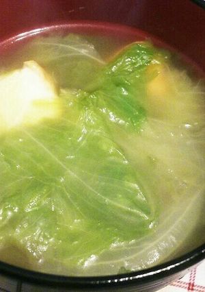 優しい味わい☆レタスと厚揚げの中華スープ-レシピのメイン写真