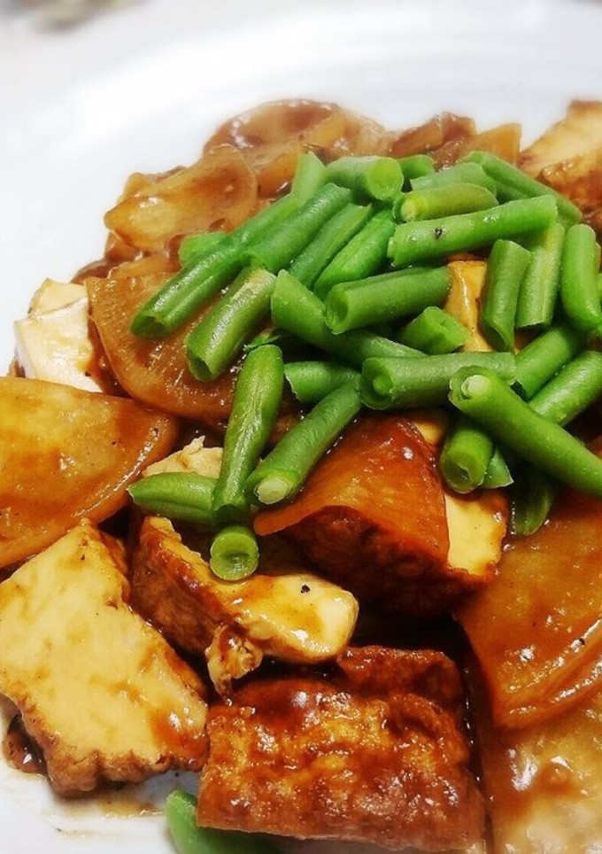 豚バラ大根風！厚揚げ大根！-レシピのメイン写真
