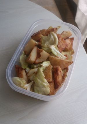 キャベツと練り物のマヨぽん炒め-レシピのメイン写真