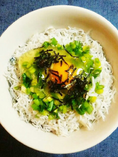 ネギ玉☆釜揚げしらす丼-レシピのメイン写真