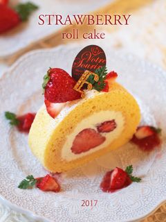 ふわとろイチゴのロールケーキ by minntamama 【クックパッド】 簡単