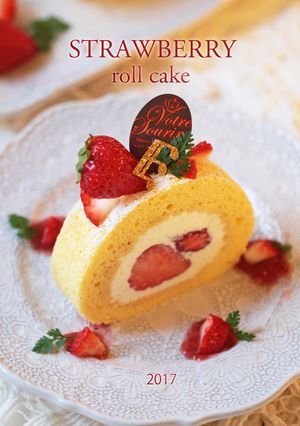 しっとりミルキィいちごのロールケーキ-レシピのメイン写真