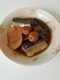 簡単♪圧力鍋でさんまの梅煮(*´∀`)-レシピのメイン写真