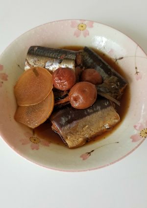 簡単♪圧力鍋でさんまの梅煮(*´∀`)-レシピのメイン写真