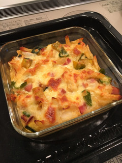 彩り野菜のコーングラタン-レシピのメイン写真