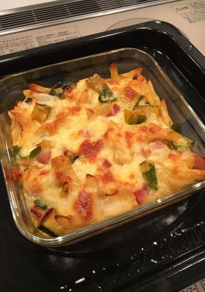 彩り野菜のコーングラタン-レシピのメイン写真