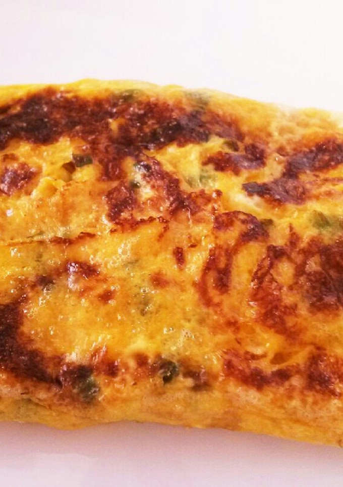 簡単!!ウチのネギ入り玉子焼き♪-レシピのメイン写真