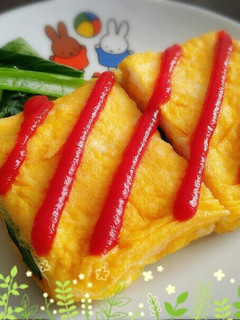 *小松菜入り卵焼き*-レシピのメイン写真