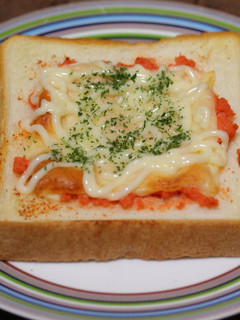 明太チーズマヨトースト-レシピのメイン写真