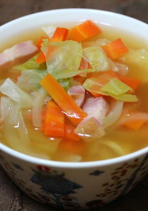 具だくさん☆野菜とベーコンのスープ-レシピのメイン写真