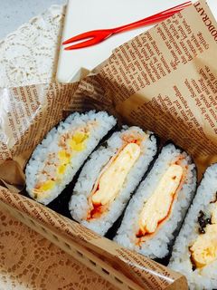 *ある日のおにぎらず3種*-レシピのメイン写真