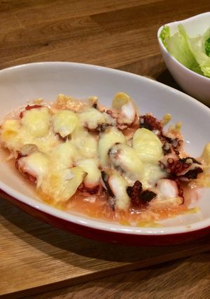 材料３つ！たこのチーズ焼き☆-レシピのメイン写真