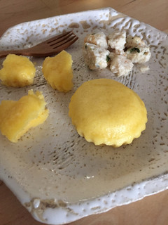 離乳食もちもち蒸しパン-レシピのメイン写真