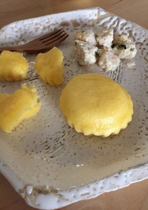離乳食もちもち蒸しパン-レシピのメイン写真