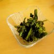ほうれん草(かき菜)のほうじ茶和え