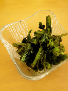 ほうれん草(かき菜)のほうじ茶和え-レシピのメイン写真