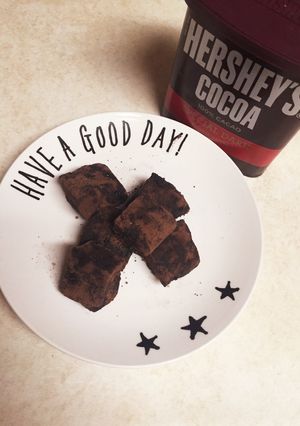 片栗粉とココアだけでヘルシー餅チョコ-レシピのメイン写真