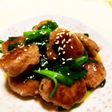 豚肉団子とニラの中華あん