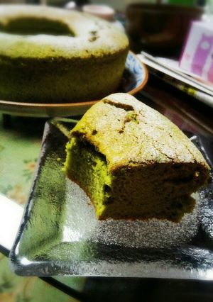 ふわふわ抹茶シフォンケーキ-レシピのメイン写真