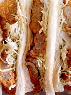 簡単な余ったとんかつでカツサンドイッチ-レシピのメイン写真