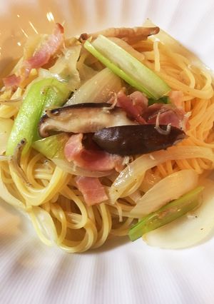 オシャ単！ 春香るしらすと小松菜のパスタ-レシピのメイン写真