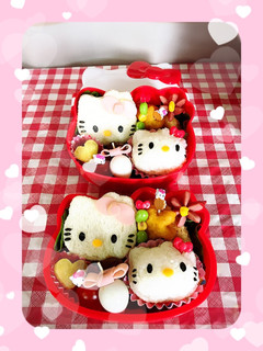 春の遠足キティちゃん弁当-レシピのメイン写真