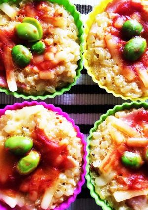 オムライス風焼き卵かけご飯-レシピのメイン写真