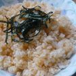 大葉にんにく醤油で❀明太マヨチャーハンฺ