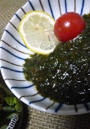 あおさのオリーブオイルひとかけ-レシピのメイン写真