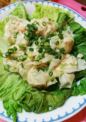 レンジで簡単エビ焼売(๑•∀•๑)-レシピのメイン写真