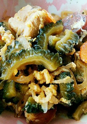 高野豆腐と冷凍ゴーヤで簡単チャンプルー風-レシピのメイン写真