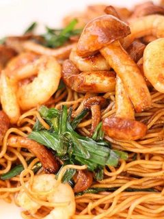 お手軽、美味しい♪なめこの上海焼きそば-レシピのメイン写真