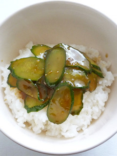 きゅうりの照りわさ丼-レシピのメイン写真