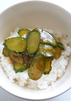 きゅうりの照りわさ丼-レシピのメイン写真