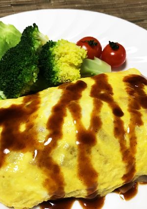 豚バラと玉ねぎの☆オムレツ☆-レシピのメイン写真