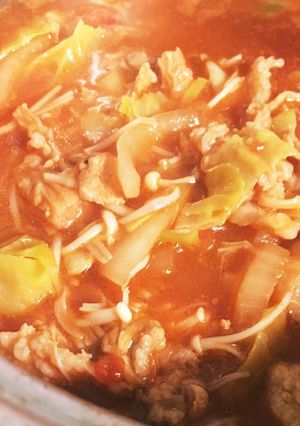 節約飯♪ 簡単! 豚肉のトマト煮♪-レシピのメイン写真