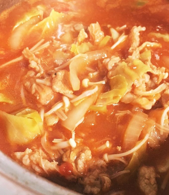 節約飯♪ 簡単! 豚肉のトマト煮♪-レシピのメイン写真