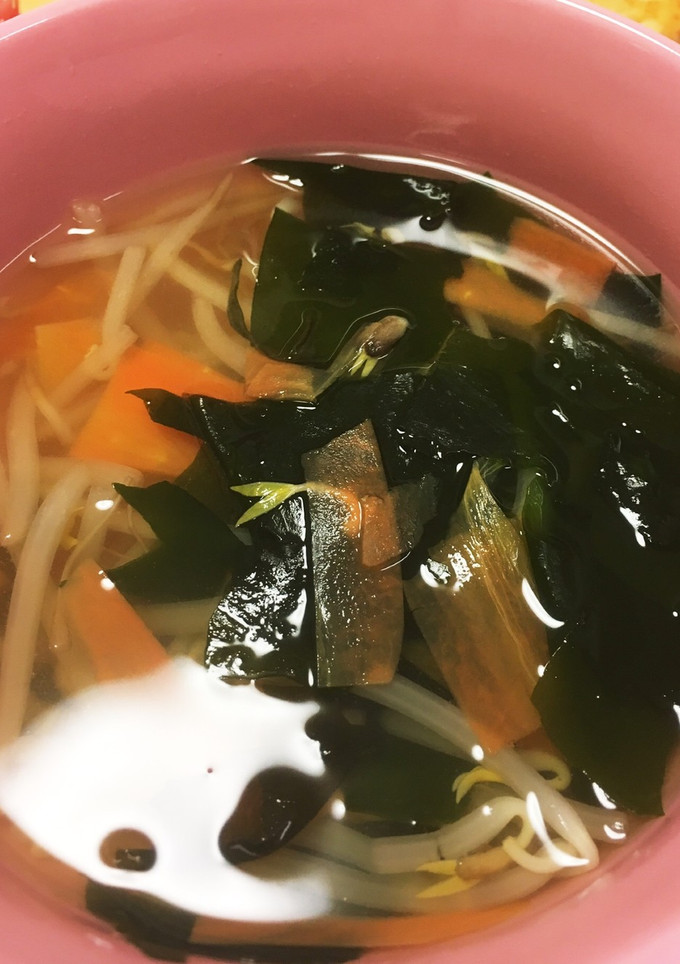 わかめともやしの中華スープ-レシピのメイン写真