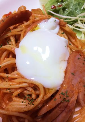手抜きナポリタンにオリーブオイル-レシピのメイン写真
