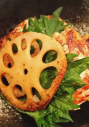 豚ひき鶏ひき肉のつくね豆腐ハンバーグ-レシピのメイン写真