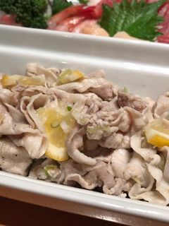 ねぎ塩レモン豚しゃぶ-レシピのメイン写真