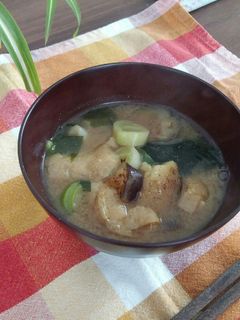 上手いを真似っこ!焼き茄子のお味噌汁-レシピのメイン写真
