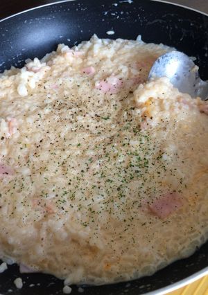 カルボナーラ風リゾット-レシピのメイン写真