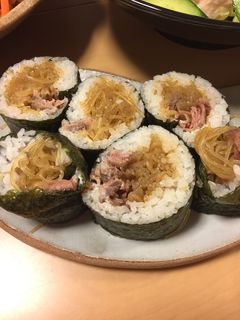 簡単⭐︎春雨入り巻き寿司-レシピのメイン写真