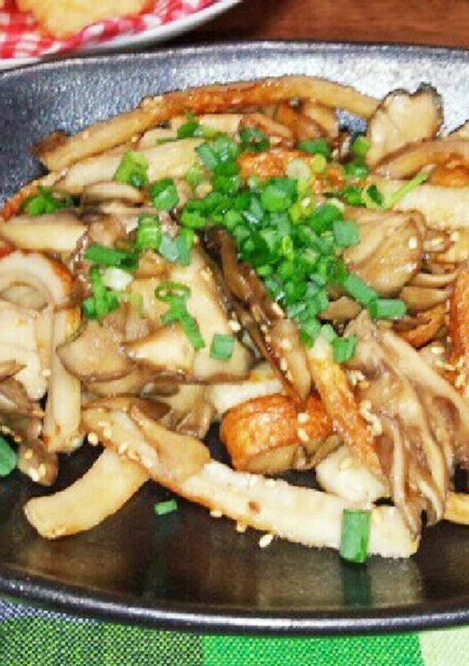 《簡単》ちくわとまいたけのゴマ炒め-レシピのメイン写真